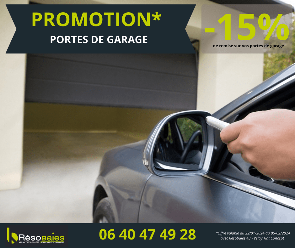 Promotion portes de garage à Aurec Sur Loire 22/01/2024 au 05/02/2024