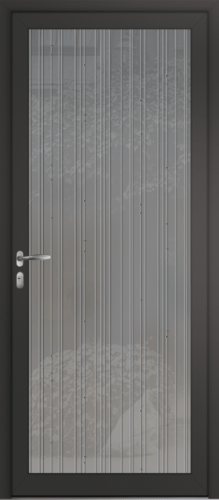 Porte d'entrée presto alu LARMES Transparante